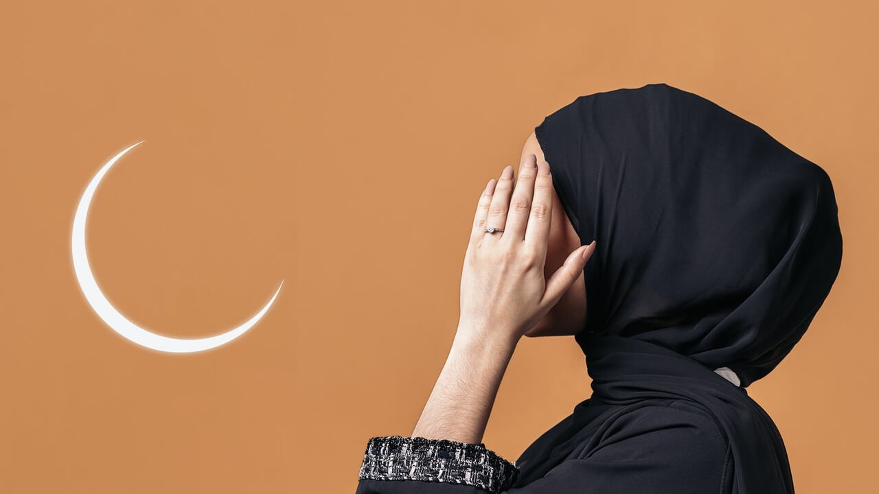 Photo of s woman hiding her face